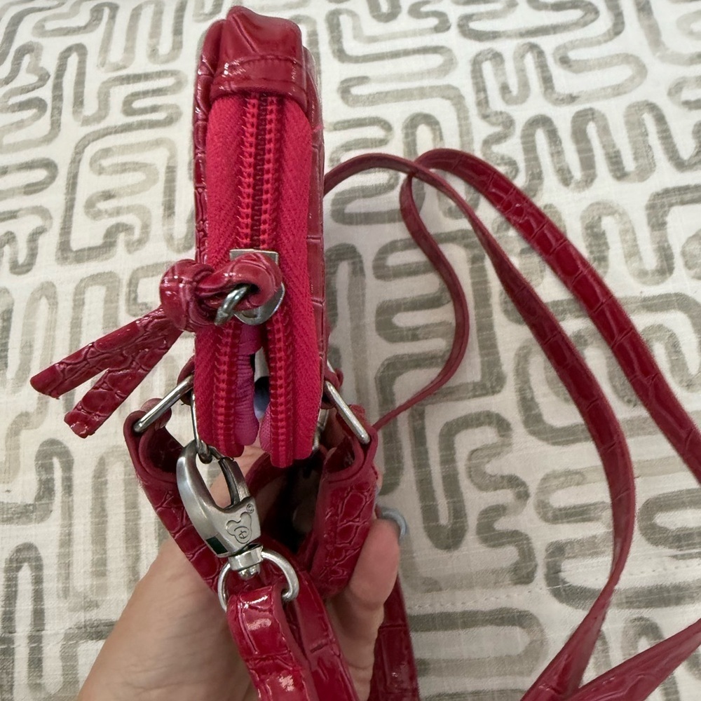 Disney Red Croc-Embossed Mini Bag - Picture 5 of 12